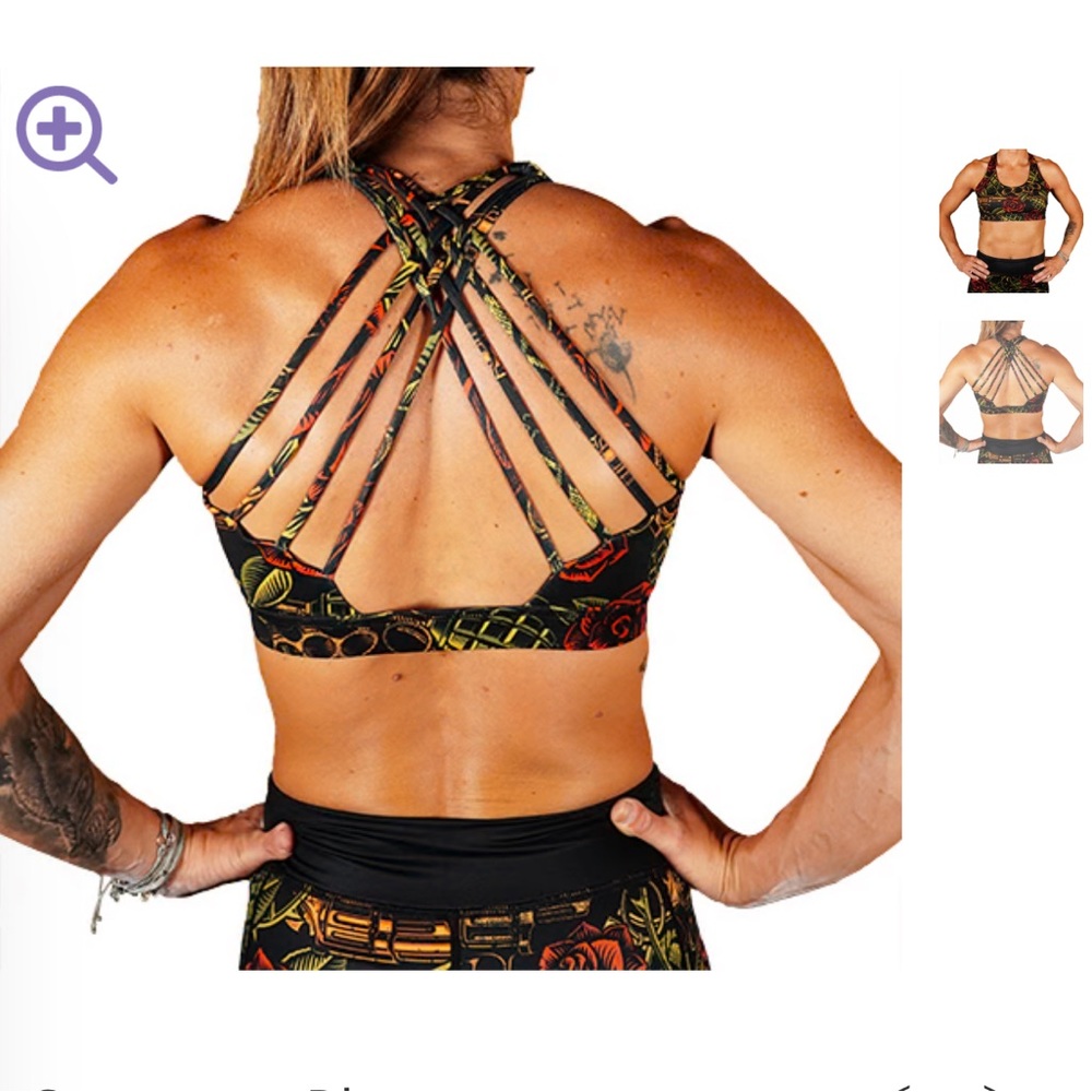 CVG used Shorts and sports bra set